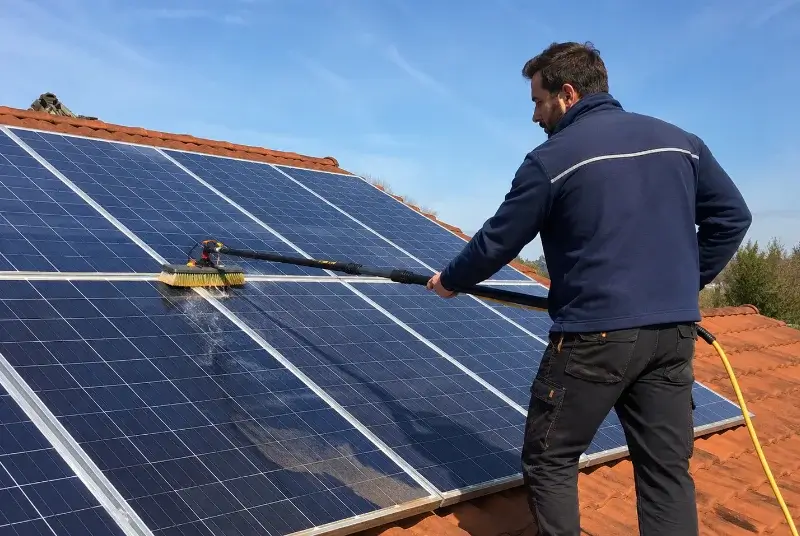 Nettoyage et entretien de panneaux solaires à Bouxwiller